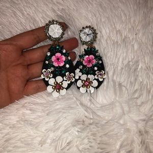 Flower earrings